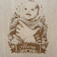 Portrait or Photo Engraved On Plywood